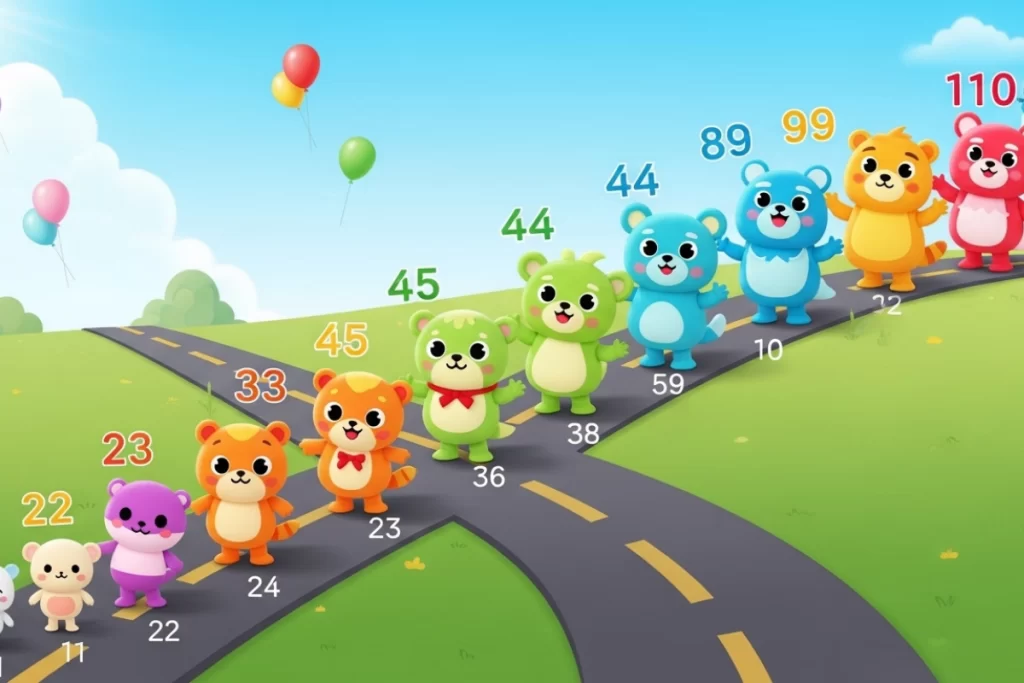 Tabuada de Multiplicação do 11
